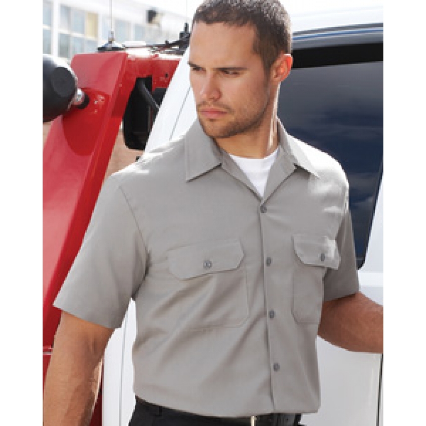 Dickies Short Sleeve Work Shirt | Red 3XL 1574