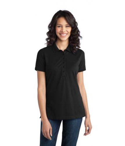 Port Authority L555 Ladies Stretch Pique Polo