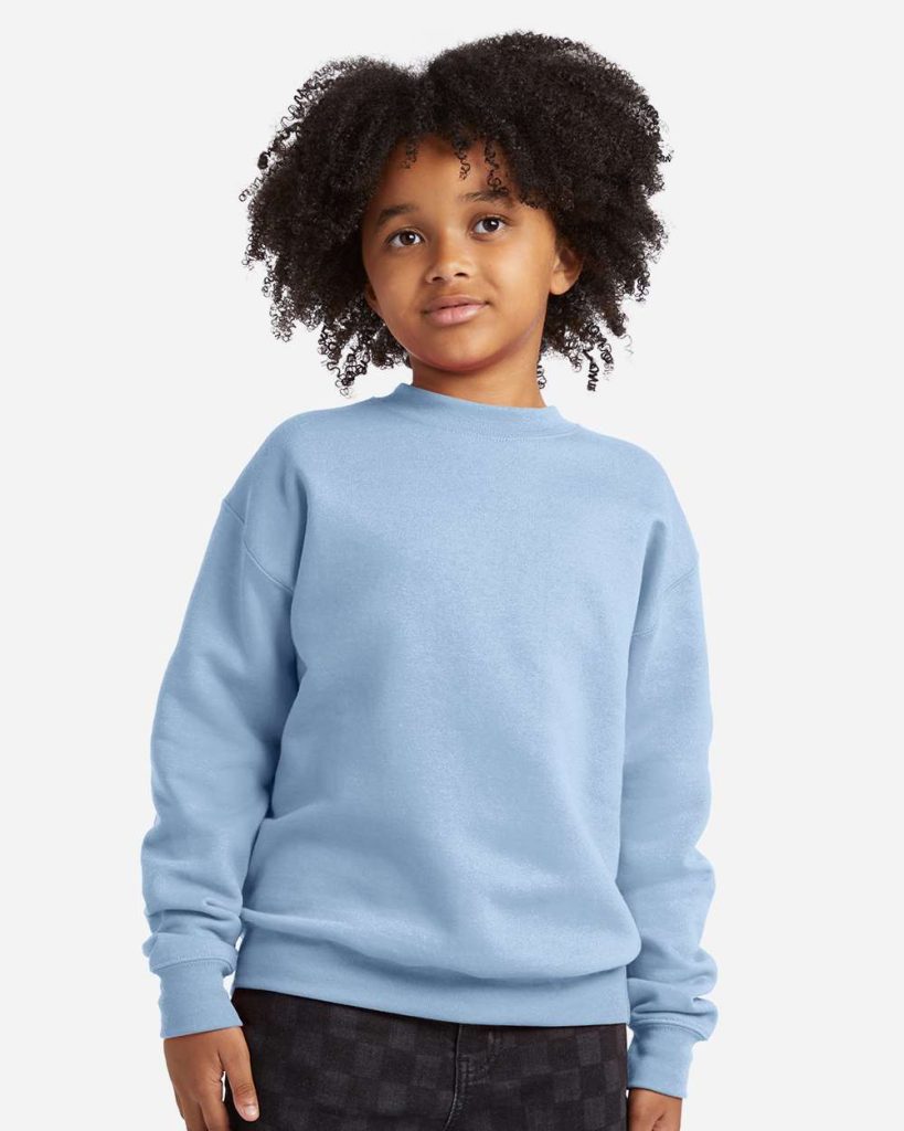 Hanes P360 Youth 7.8 oz. ComfortBlend EcoSmart 50/50 Fleece Crew