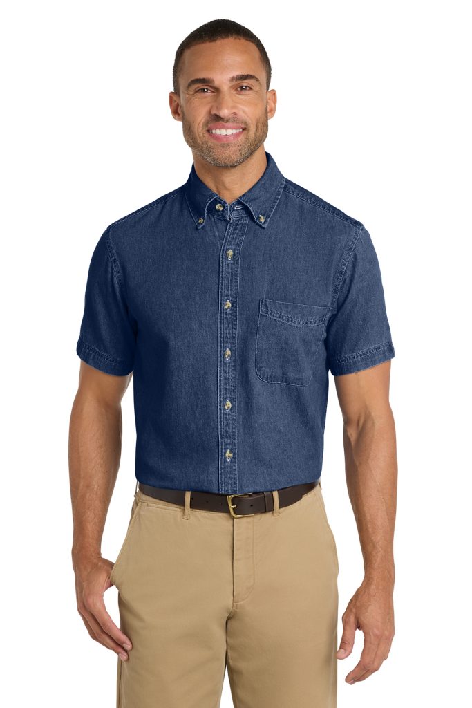 Port & Company – Short Sleeve Value Denim Shirt. SP11