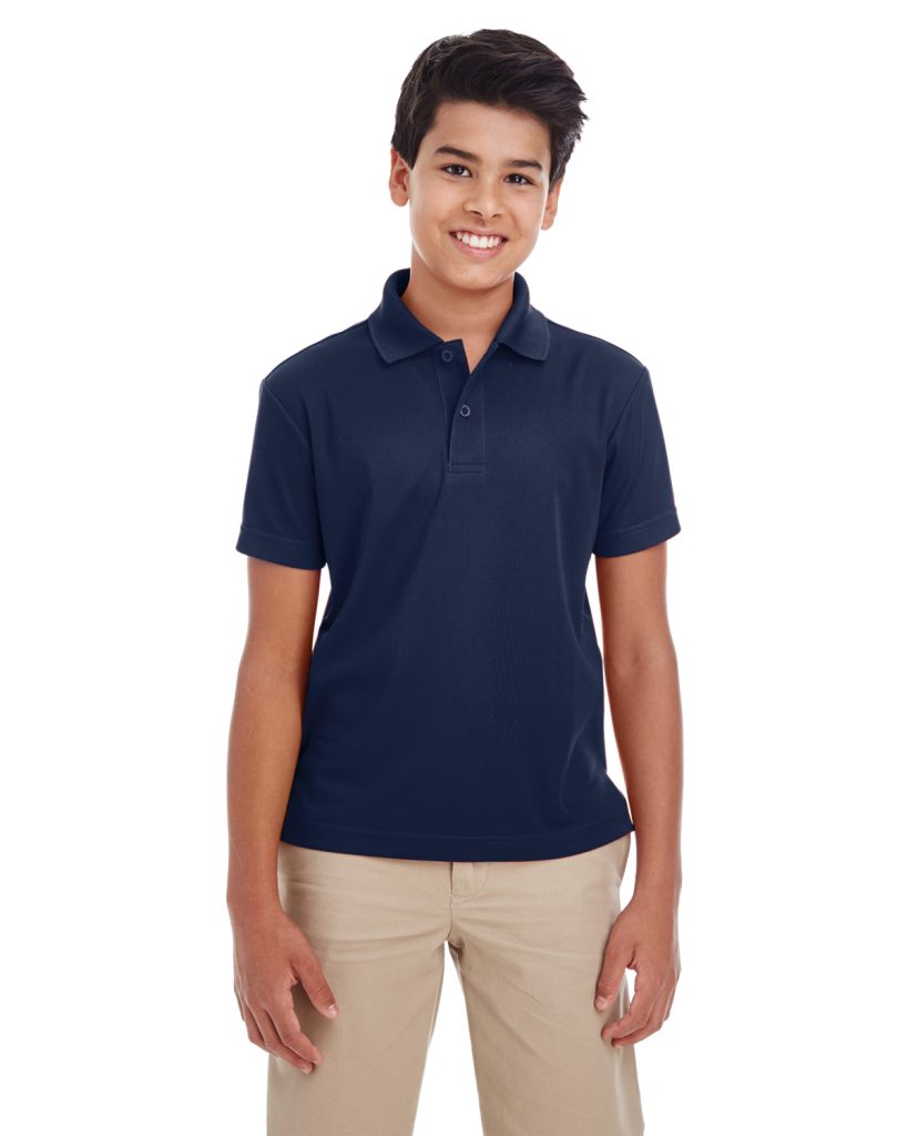 Core 365 88181Y Youth 100% Polyester Performance Polo