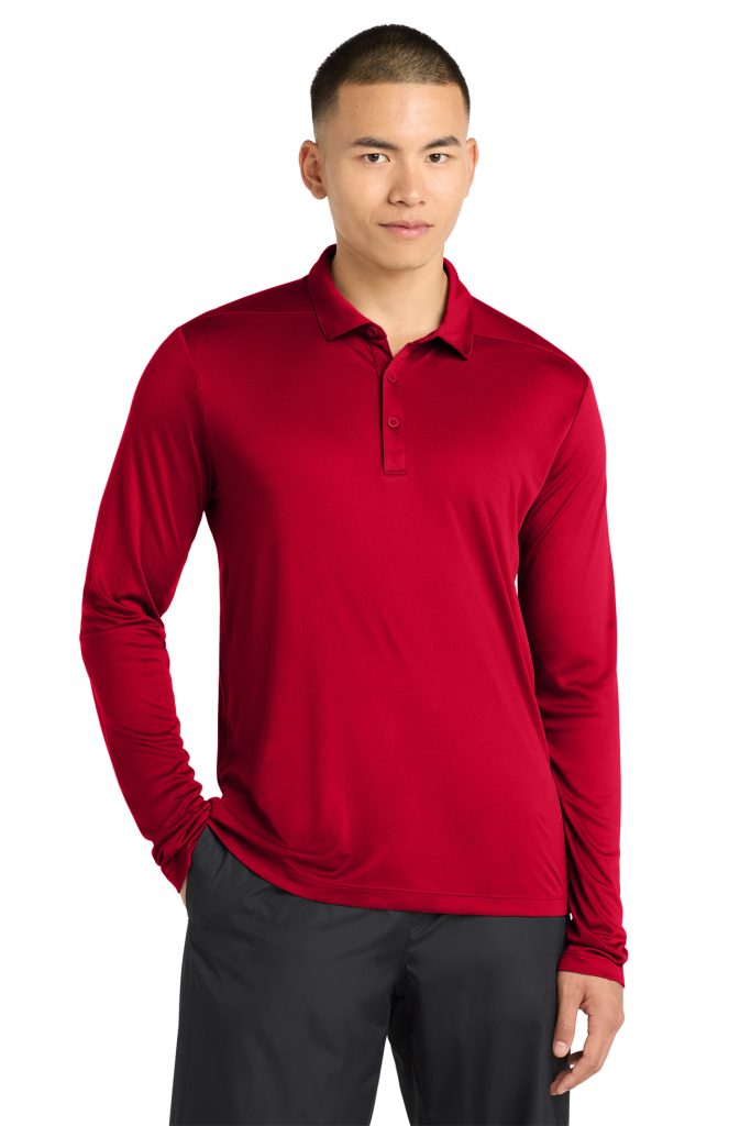 Sport Tek ST520LS Posi-UV Pro Long Sleeve Polo