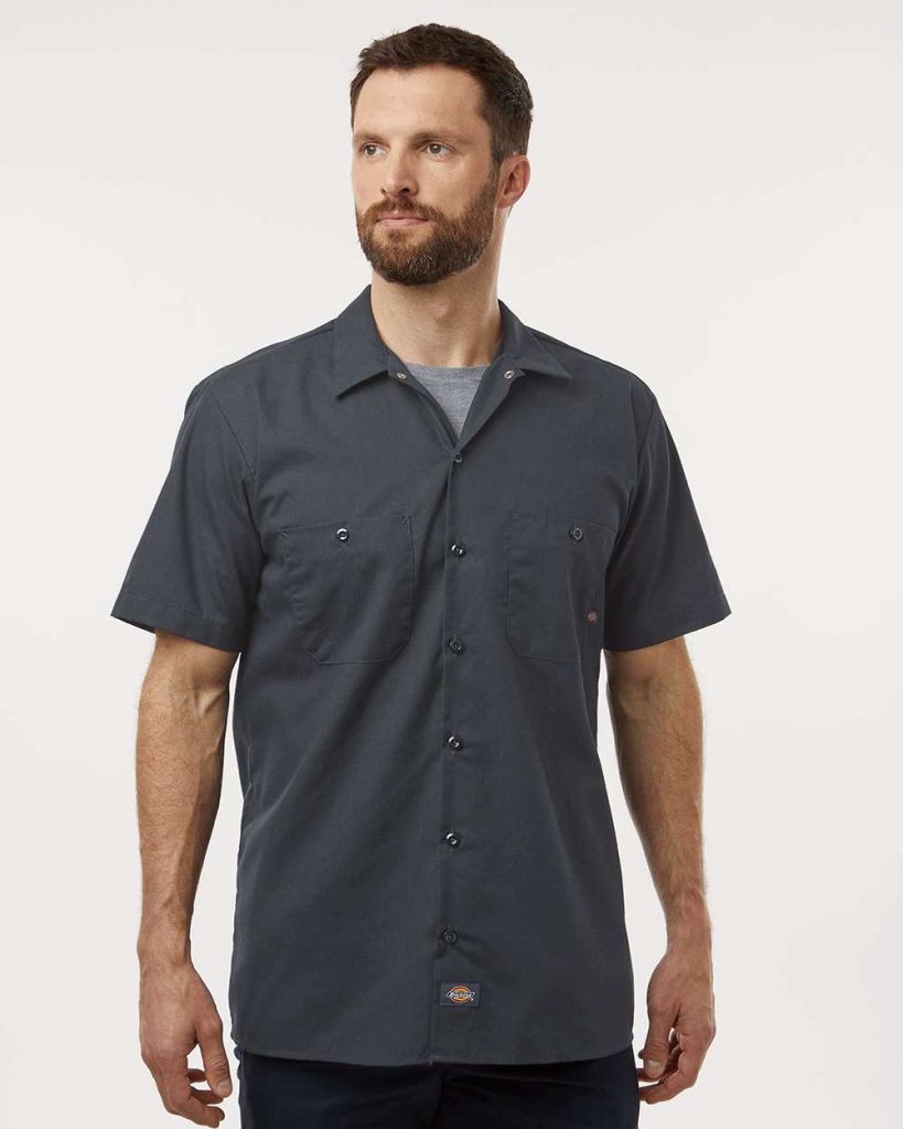 Dickies Men’s Industrial Short Sleeve Work Shirt – S535