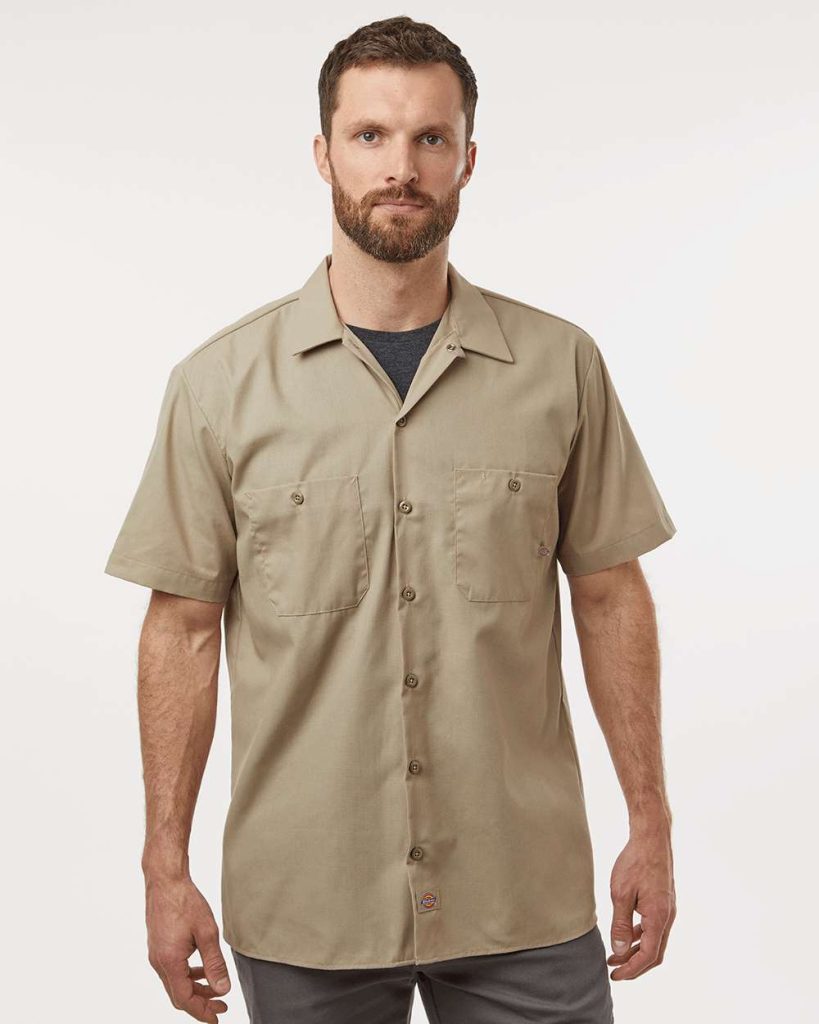 Dickies Men’s Industrial Short Sleeve Work Shirt – S535