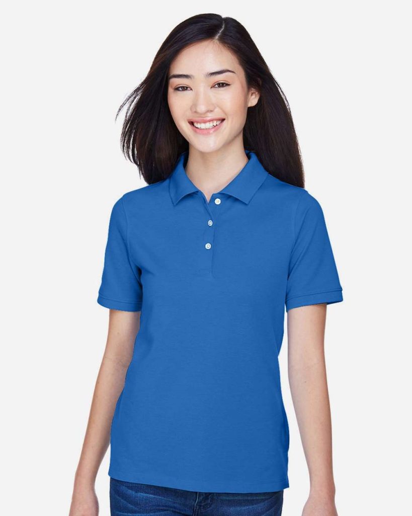 Harriton M265W Women’s Easy Blend Polo