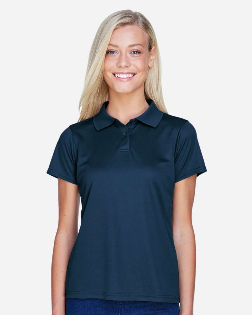 Harriton M315W Women’s Polyester Jersey Polo