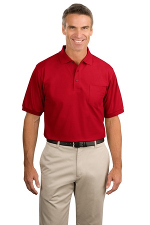Port Authority – Silk Touch Polo with Pocket. K500P