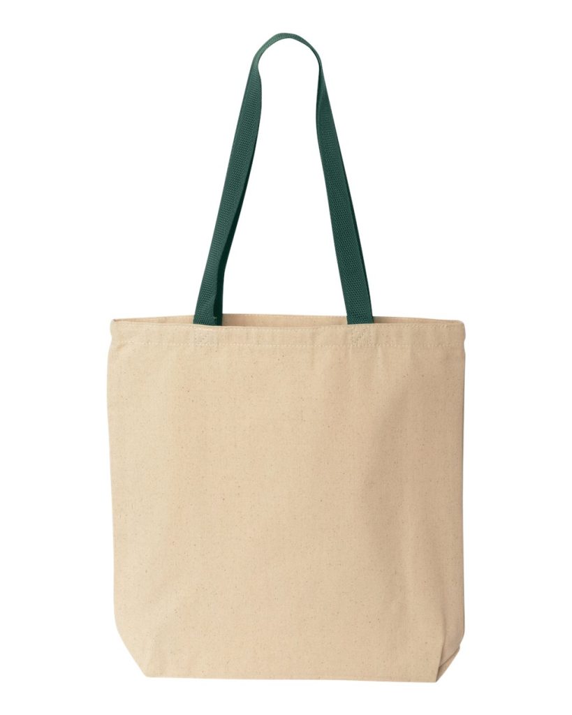 Liberty Bags – 8868 Natural Tote with Contrast-Color Handles
