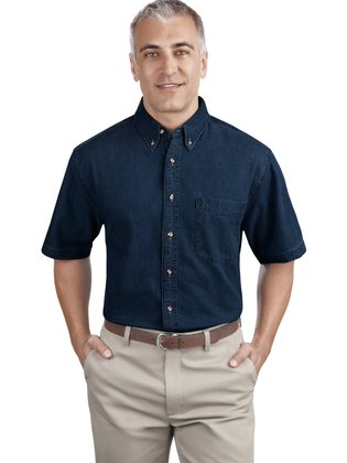 Port & Company – Short Sleeve Value Denim Shirt. SP11