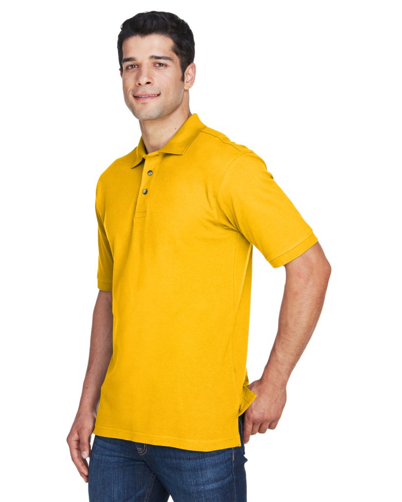 Harriton M200 Men’s 6 oz. Ringspun Cotton Piqué Polo