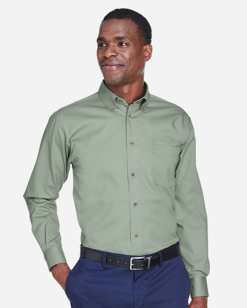 Harriton M500 Men’s Easy Blend Twill Shirt