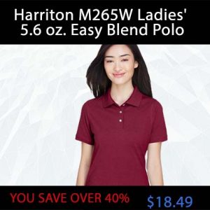 Harriton-M265W-Ladies shirt