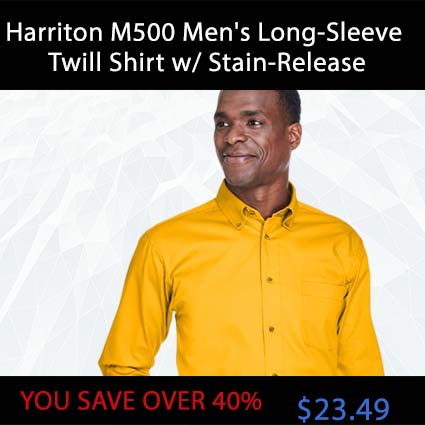 Harriton-M500-Men shirt